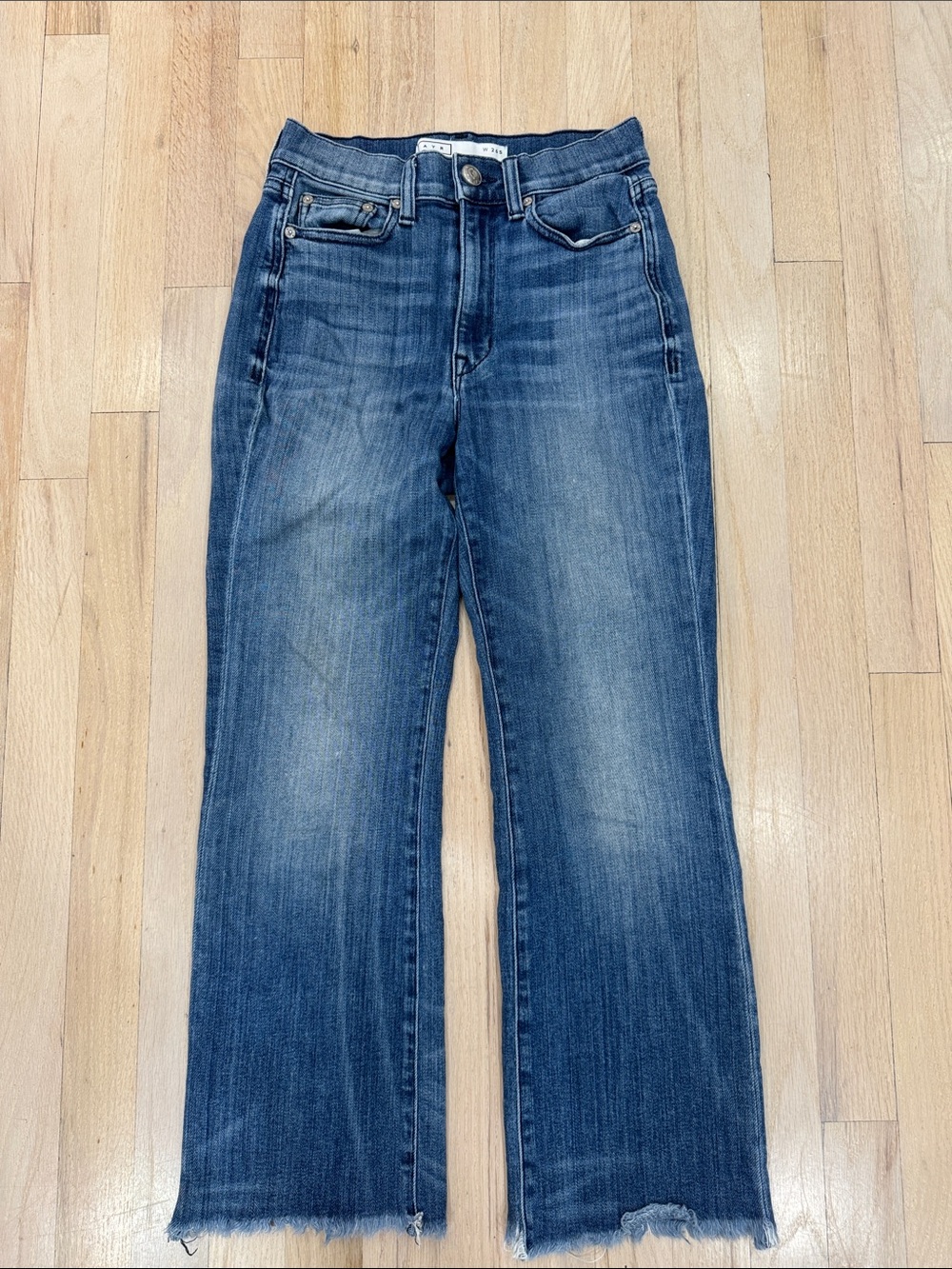 EUC AYR The Bomb Pop Mid Rise Jeans, Bomba, 26S